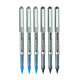 uni-ball Eye UB157 0.7 mm Roller Ball Pens, Blue & Black Ink, Pack of 6