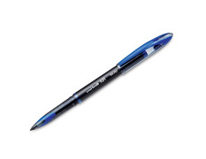 uni-ball Air UBA188M 0.5 mm Roller Ball Pens, Black & Blue Ink, Pack of 6