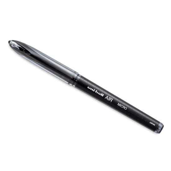 uni-ball Air UBA188M 0.5 mm Roller Ball Pens, Black & Blue Ink, Pack of 6