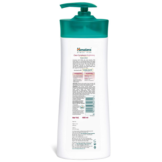 Himalaya Clear Complexion Brightening Body Lotion for Normal Skin (400 ml)