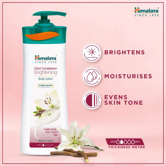 Himalaya Clear Complexion Brightening Body Lotion for Normal Skin (400 ml)
