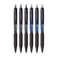 Uniball Jetstream Sxn101 0.7Mm Roller Ball Pen|Extremely Quick Drying Ink|Waterproof Pigment Ink|Smooth Long Lasting Smudge Free Ink|School&Office Stationery|6 Shades,Pack Of 6,Multi-coloured, Multi