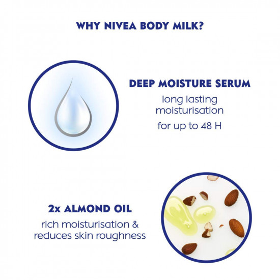 Nivea Moisturizing Lotion Body Milk, 400ml And Nivea Moisturization Lotion Body Milk, 120ml