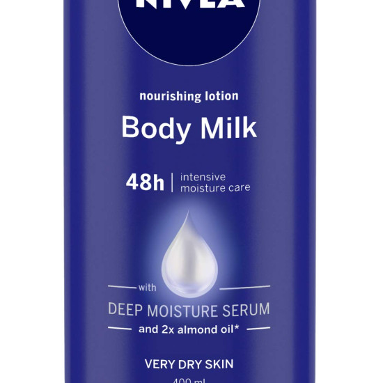 Nivea Moisturizing Lotion Body Milk, 400ml And Nivea Moisturization Lotion Body Milk, 120ml