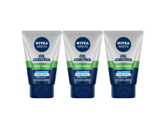 Nivea Oil Control Face Wash, 100ml (Pack of 3)