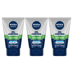Nivea Oil Control Face Wash, 100ml (Pack of 3)