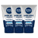 NIVEA MEN Dark Spot Reduction Face Wash 100 g (Pack of 3)| With Ginko and Ginseng Extracts for Clean, Healthy & Clear Skin in Summer | 10 X Vitamin C Effect for Radiant Skin |For Dark Spot Reduction