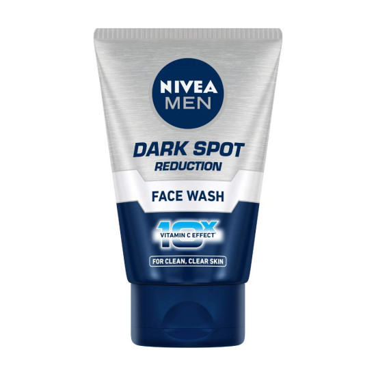 NIVEA MEN Dark Spot Reduction Face Wash 100 g (Pack of 3)| With Ginko and Ginseng Extracts for Clean, Healthy & Clear Skin in Summer | 10 X Vitamin C Effect for Radiant Skin |For Dark Spot Reduction