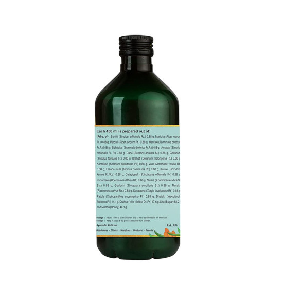 Kerala Ayurveda Punarnavasava 450ml | Ayurveda Tonic for Healthy Urinary System | Kidney Detox | Herbal Diuretic| 100% Ayurvedic | With Punarnava, Gokshura, Patola, Kantakari, Vasa, Dhataki etc