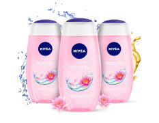 NIVEA Waterlily & oil 250 ml Body Wash(Pack of 3)|Shower Gel with Scent of Waterlily and Care Oil|Pure Glycerin for Instant Soft & Summer Fresh Skin|Microplastic Free|Clean, Healthy & Moisturized Skin