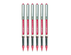 uni-ball Eye UB157 0.7mm Roller Ball Pen | Wine Ink, Pack of 6