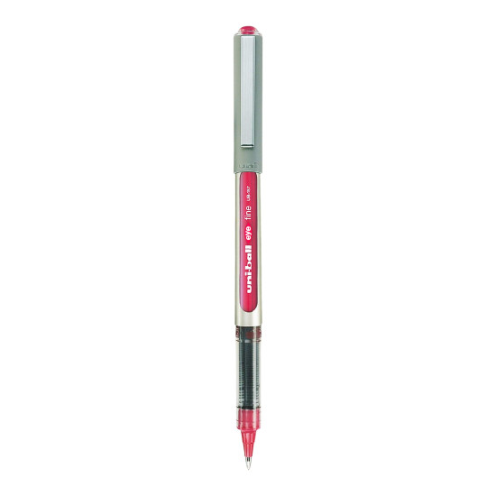 uni-ball Eye UB157 0.7mm Roller Ball Pen | Wine Ink, Pack of 6