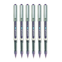 uni-ball Eye UB157 0.7 mm Roller Ball Pens, Violet Ink, Pack of 6