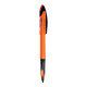 UNI-BALL Air UBA188ELM 0.5mm Roller Ball Pen | Orange Body, Blue Ink, Pack of 3