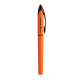 UNI-BALL Air UBA188ELM 0.5mm Roller Ball Pen | Orange Body, Blue Ink, Pack of 3