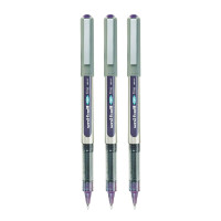 UNI-BALL Eye UB157 0.7mm Roller Ball Pen | Violet Ink, Pack of 3