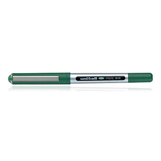 uni-ball Eye UB150 0.5mm Roller Ball Pen Combo | Blue, Black, Red & Green Ink, Pack of 4
