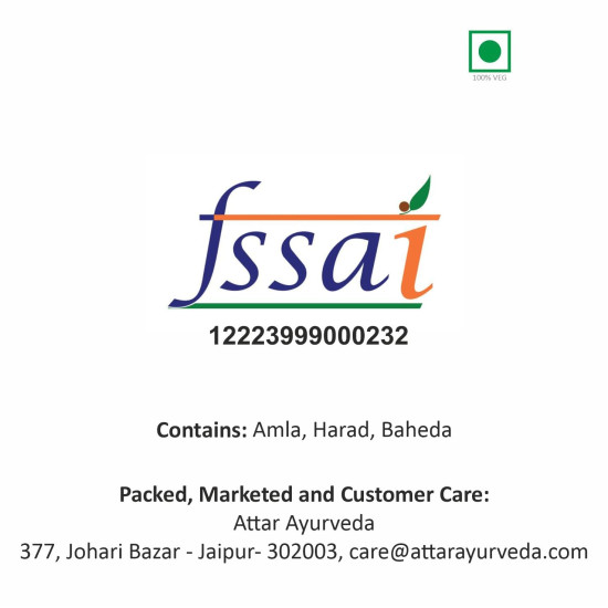 Attar Ayurveda Triphala Churan Powder (Ratio 1:2:4) - 700 grams