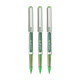 uni-ball Eye UB157 0.7mm Roller Ball Pen | Light Green Ink, Pack of 3