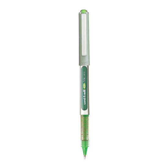 uni-ball Eye UB157 0.7mm Roller Ball Pen | Light Green Ink, Pack of 3
