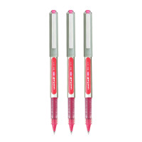 uni-ball Eye UB157 0.7 mm Roller Ball Pens, Pink Ink, Pack of 3