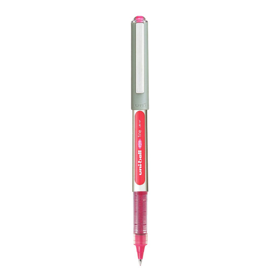 uni-ball Eye UB157 0.7 mm Roller Ball Pens, Pink Ink, Pack of 3