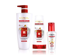 L'Oreal Paris Total Repair 5 Shampoo 704ml Combo with Conditioner, 192.5ml + Serum, 40ml FREE