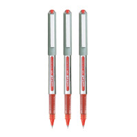 uni-ball Eye UB157 0.7 mm Roller Ball Pens, Red Ink, Pack of 3