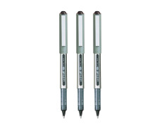 uni-ball Eye UB157 0.7 mm Roller Ball Pens, Black Ink, Pack of 3