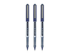 uni-ball Eye UB150 0.5mm Roller Ball Pen | Blue Ink, Pack of 3