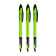 UNI-BALL Air UBA188ELM 0.5mm Roller Ball Pen | Lime Green Body, Blue Ink, Pack of 3