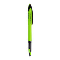 UNI-BALL Air UBA188ELM 0.5mm Roller Ball Pen | Lime Green Body, Blue Ink, Pack of 3