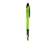 UNI-BALL Air UBA188ELM 0.5mm Roller Ball Pen | Lime Green Body, Blue Ink, Pack of 3