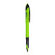 UNI-BALL Air UBA188ELM 0.5mm Roller Ball Pen | Lime Green Body, Blue Ink, Pack of 3