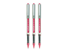 uni-ball Eye UB157 0.7 mm Roller Ball Pens, Wine Ink, Pack of 3