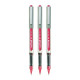 uni-ball Eye UB157 0.7 mm Roller Ball Pens, Wine Ink, Pack of 3