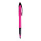 UNI-BALL Air Micro UBA 188 ELM 0.5mm Roller Ball Pen | Pink Body, Blue Ink, Pack of 3