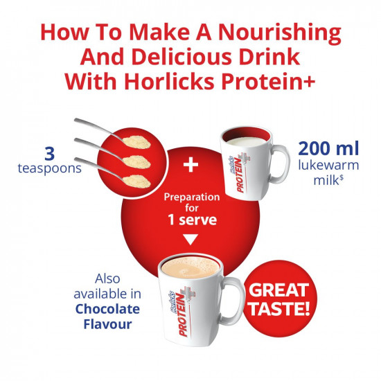 Horlicks Protein Plus Nutrition Drink - 400g (Vanilla)
