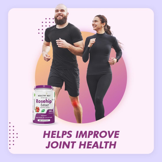 HealthyHey Nutrition Rosehip Extract 60 Veg Capsules