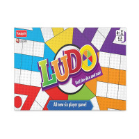 Funskool Games - Ludo 2018, The Classic startegy Game Board, Unique 6 Player Game, Kids and Family, 2-6 Players, 4 & Above