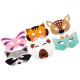 Funskool Handycrafts Mask Party , DIY face masks kids , Make many animal faces , Art and Craft Kit, DIY Kit, Ages 5 Years and Above, Multicolour