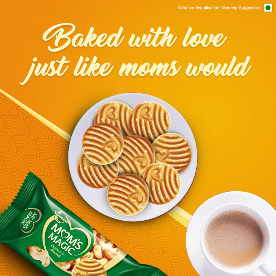 Sunfeast Mom's Magic Biscuits - Cashew & Almond, 600g