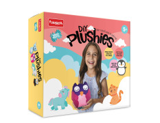 Handycrafts Funskool Diy Plushies , Soft Toy Maker, Make Your Own Stuffed Animal , Art And Craft Kit, Diy Kit, Ages 5 And Above, Multicolour