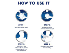 NIVEA Men Active Clean Shower Gel, 250ml With Free Loofah