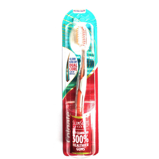 Colgate Slim Soft Advanced Ultra Soft Toothbrush - Pack of 3