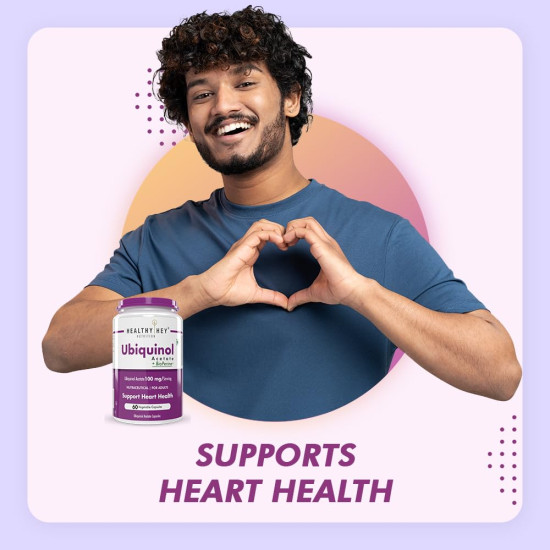 HealthyHey Nutrition Ubiquinol - Acetate - (60 Veg Capsules)