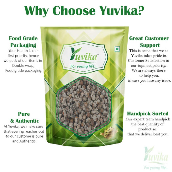 Yuvika Beej Sambhalu - Nirgundi Seeds - Vitex Negundo - Chaste Seeds 400 Grams