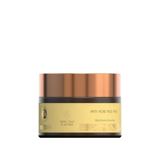 SoulTree Detan Face Pack | Mountain Rose, Lemon Peel & Oatmeal All Skin Types - 30gm