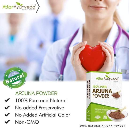 Attar Ayurveda Arjuna - Terminalia Arjuna - Arjuna Herb (POWDER) (800 Grams) Attar Ayurveda Arjuna - Terminalia Arjuna - Arjuna Herb (POWDER) (800 Grams)