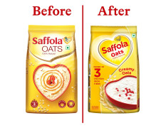 Saffola Oats | Rolled Oats | Delicious Creamy Oats | 100% Natural | High Protein & Fibre | Healthy Cereal for weight loss | 1Kg with 300g Free